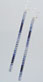 Saphire stick earrings